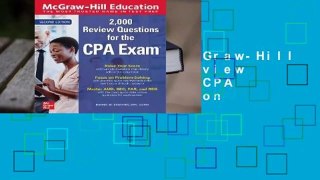 [BEST SELLING]  McGraw-Hill Education 2,000 Review Questions for the CPA Exam, Second Edition