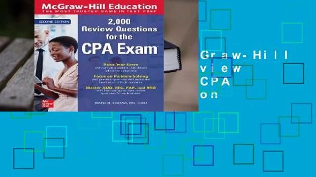 [BEST SELLING] McGraw-Hill Education 2,000 Review Questions for the CPA Exam, Second Edition