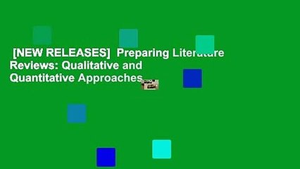 [NEW RELEASES]  Preparing Literature Reviews: Qualitative and Quantitative Approaches
