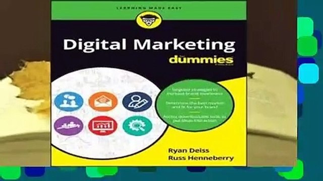 Online Digital Marketing for Dummies For Kindle