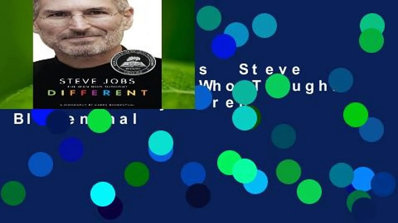 About For Books  Steve Jobs: The Man Who Thought Different by Karen Blumenthal