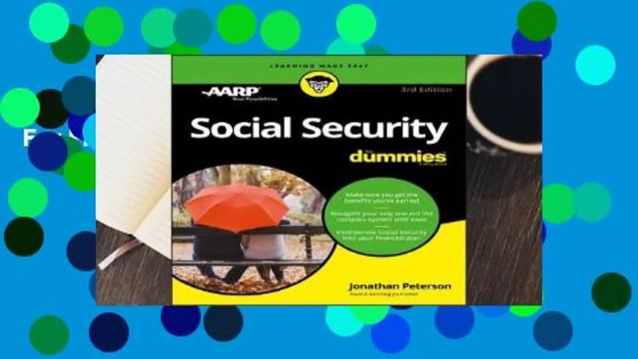 [Read] Social Security for Dummies  For Free