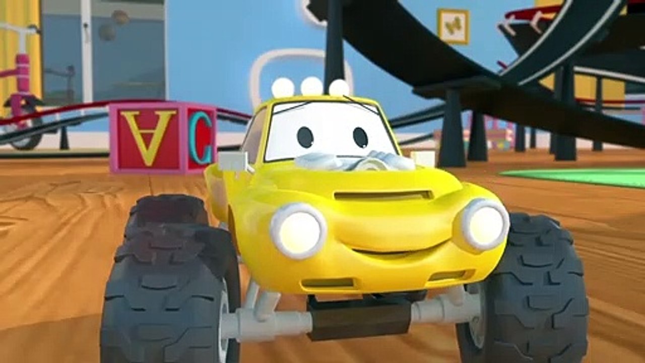 Camion pompier, bulldozer, voiture de course & Lucas le Petit Camion | Dessin animé pour les enfants