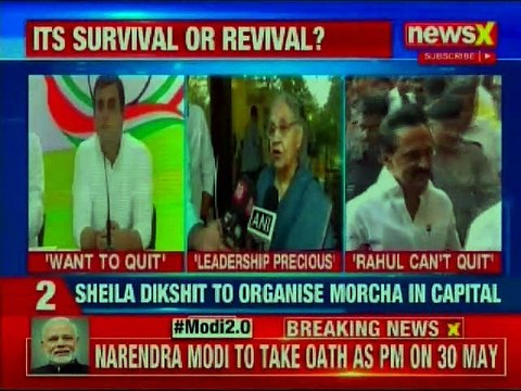 Rahul Gandhi adamant on stepping down as Congress President; DCC President to convince Rahul