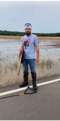 Wakeboarding the Flood Waters in Oklahoma