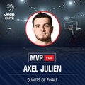 MVP TCL - Quarts de Finale Playoffs Jeep ELITE - Axel Julien