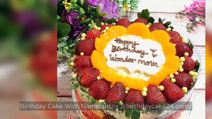 Happy Birthday Cake For Mom With Name