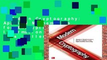 Modern Cryptography: Applied Mathematics for Encryption and Information Security  Best Sellers