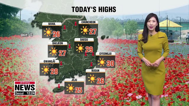 Cool start to warm and sunny afternoon 052919