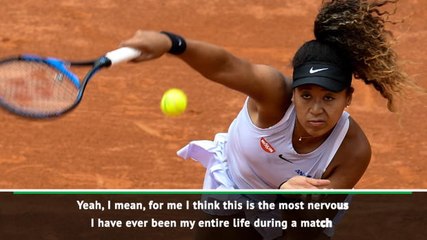 Schmiedlova win the most nervous I've ever been on court - Osaka