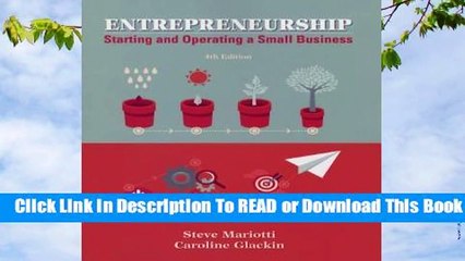 Full E-book Entrepreneurship: Starting and Operating a Small Business  For Online