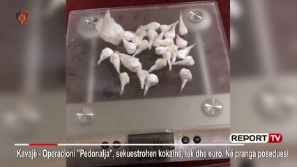 Report TV - Kavajë, kokainë dhe xhepat mbushur me para, kapet shpërndarësi