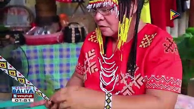 Tradisyunal na pagbuburda at beadworks ng tribong Manobo, ibinida