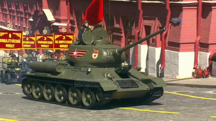 Rusia tregon armët. Parada për 74 vjetorin e fitores mbi nazizmin - Top Channel Albania