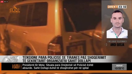 Nderhyrja e Albana Vokshit ne proteste