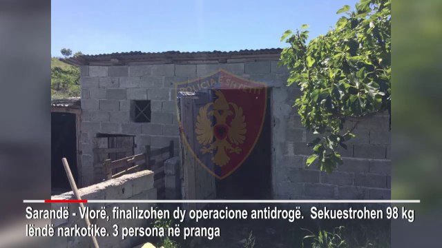 Sekuestrohen 98 kg drogë/ Si u kapë babë e birë në Sarandë, pranga edhe një 31-vjeçari në Vlorë