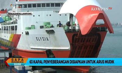 63 Kapal Penyeberangan Siap Beroperasi 24 Jam di Pelabuhan Bakauheni