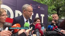 Një ditë pas protestës, ambasadori britanik në zyrë Bashës - News, Lajme - Vizion Plus