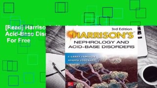 [Read] Harrison's Nephrology and Acid-Base Disorders, 3e  For Free