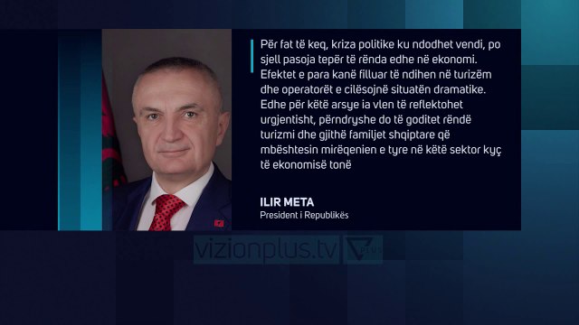 Meta apel politikës: Reflektoni, kriza sjell pasoja në ekonomi - News, Lajme - Vizion Plus