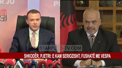 SHKODËR, PJETRI: E KAM SERIOZISHT, FUSHATË ME VESPA