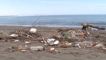 Report TV -Moti i keq dëmton bregdetin e Shëngjinit, preken edhe bizneset e turizmit
