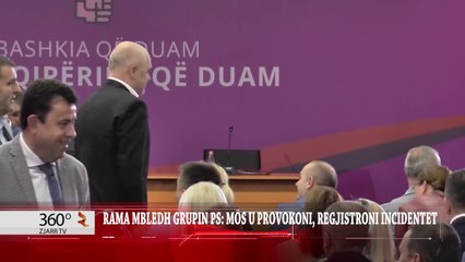 RAMA MBLEDH GRUPIN PS MOS U PROVOKONI, REGJISTRONI INCIDENTET