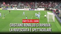 Partita del Cuore, Ronaldo ci riprova: la rovesciata è spettacolare | Notizie.it