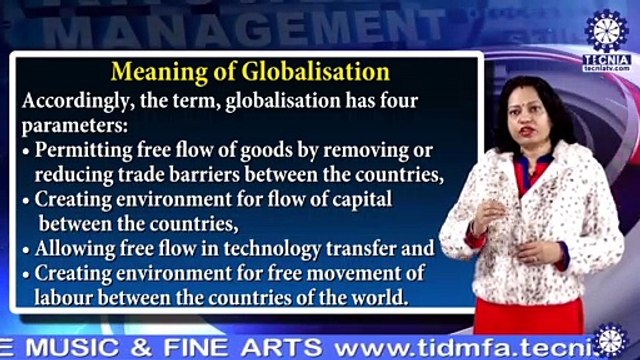 Globalisation || Dr. Vandana Raghava || BBA || TIAS || TECNIA TV