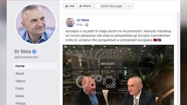 RTV Ora – Thaçi i shkon në zyrë Ramës, për aktualitetin politike dhe Samitin e Parisit