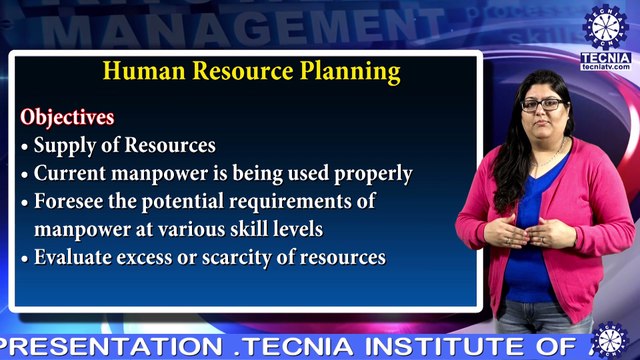 Human Resource Planning || Ms. Keenika Saini || BBA || TIAS || TECNIA TV