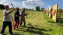 Le Cercle celtique des lanceurs de couteaux se prépare pour les championnats de France