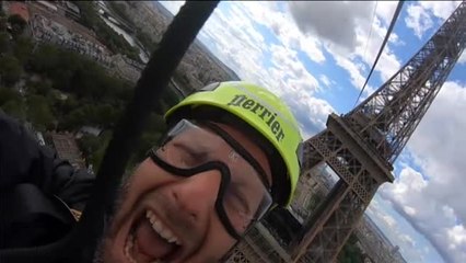 Bajar de la Torre Eiffel a 100 kilómetros por hora