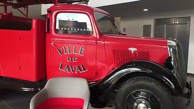 Visite guidée des nouveaux locaux des pompiers, du SDIS de la Mayenne (Service Départemental d'Incendie et de Secours).