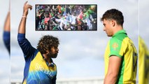 ICC Cricket World Cup 2019: Malinga Teaches Stoinis How To Bowl A Slower Ball | Oneindia Telugu