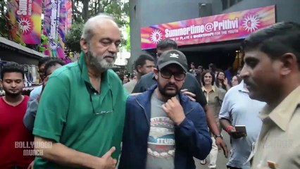 Aamir Khan, Kiran Rao At Prithvi Theatre