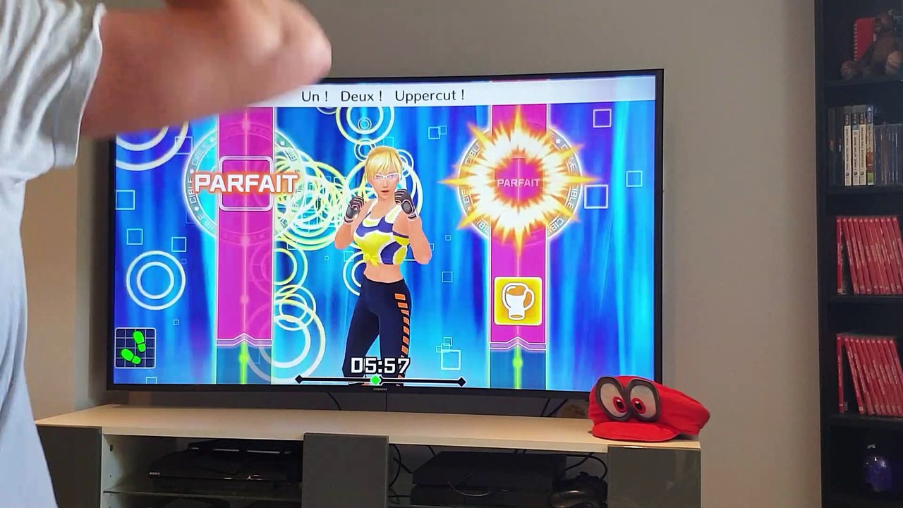Fitness Boxing gameplay  : mouillons la chemise (Switch)