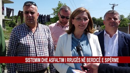 SISTEMIM DHE ASFALTIM I RRUGËS NË BERDICË E SIPËRME
