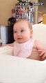 Cute Baby Funny Reaction To Her Mom's Sneeze