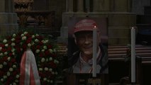Familiares, amigos y aficionados se despiden del piloto Niki Lauda