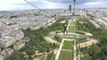 Watch: Thrill-seekers take 90 kph zipline ride off the Eiffel Tower