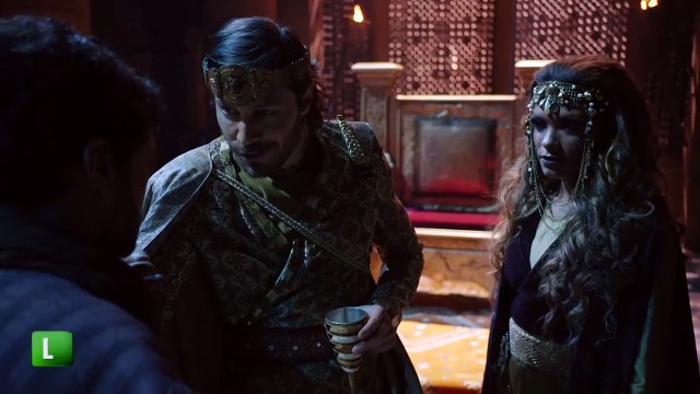 Baltazar fica assustado diante de Acabe e Jezabel