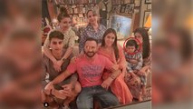Taimur Ali Khan seems not happy in this family photograph; Check Out | FilmiBeat