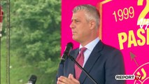 Thaçi: Parlamenti i Shqipërisë dhe i Kosovës, të dalin me deklaratë për bashkimin në një shtet