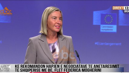 Mogherini: Mbreselenëse reforma ne drejtesi