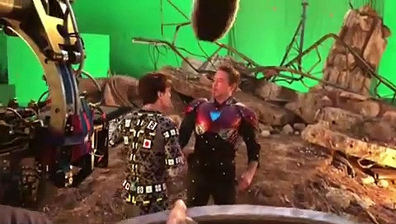 Iron Man & Spider-Man Reunited  - Behind The Scenes Avengers Endgame Marvel