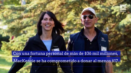 MacKenzie Bezos se compromete a donar mitad de su fortuna a una organización benéfica