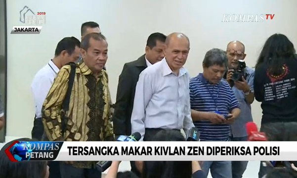 Tersangka Makar Kivlan Zen Diperiksa Polisi