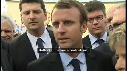 "Belfort a un avenir industriel" : quand Emmanuel Macron rassurait les salariés d'Alstom en 2015