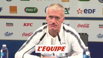 Deschamps «Un match pour garder les joueurs dans le rythme» - Foot - Bleus